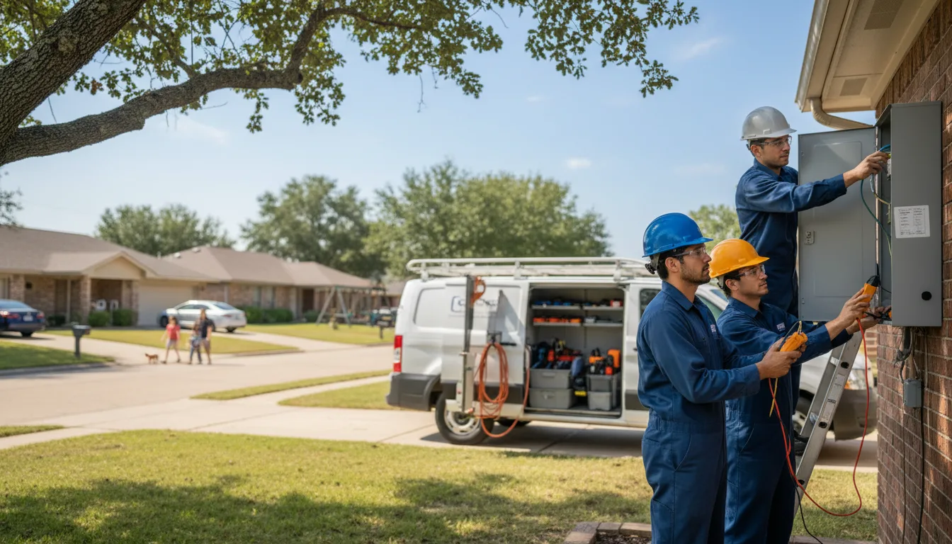 Certified electrician providing emergency electrical services in Shenandoah, IA